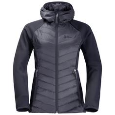 Jack Wolfskin ROUTEBURN PRO HYBRID W Fleecejacke Damen dolphin