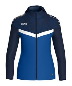 JAKO Icon Kapuzenjacke Damen Trainingsjacke Damen blau