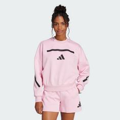 Rückansicht von adidas adidas Z.N.E. Sweatshirt Sweatshirt Damen True Pink