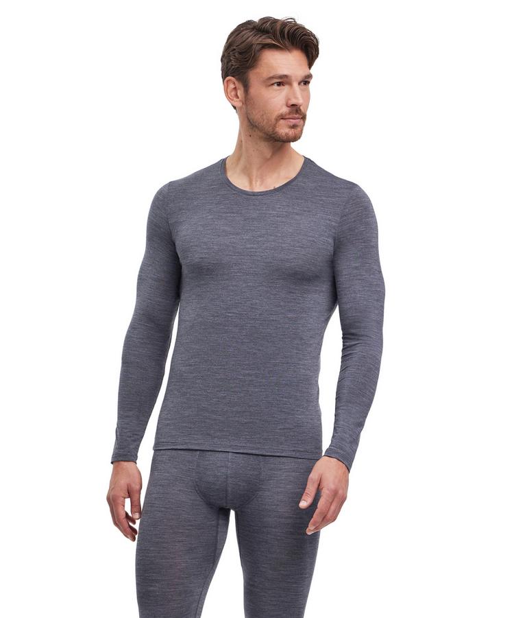 Falke Falke UW Longsleeved Shirt WO/CLY m Unterhemd Herren - dark grey -heather (3278) - 0 | SportScheck