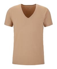 Falke UW Deep V-Neck T-Shirt Outlast m Unterhemd Herren - camel (4220)