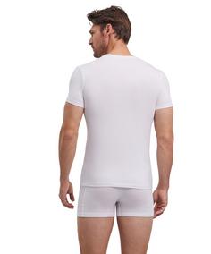 Rückansicht von Falke Daily Comfort Unterhemd Herren white (2000)
