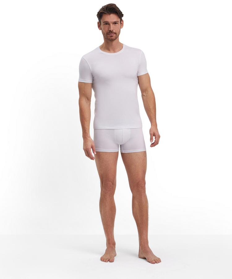 Falke Falke UW Crew Neck T-Shirt CO/EL m Unterhemd Herren - white (2000) - 1 | SportScheck