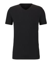 Falke UW Regular V-Neck T-Shirt CO/EL m Unterhemd Herren - black (3000)
