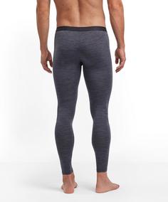 Rückansicht von Falke Daily ClimaWool Unterhose Herren dark grey -heather (3278)