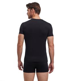 Rückansicht von Falke T-Shirt Unterhemd Herren black (3000)