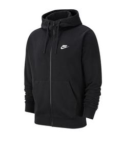 Nike Club Kapuzenjacke Sweatjacke Herren schwarz