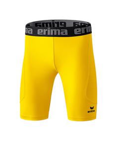 Erima Elemental Tight kurz Thermounterhose Herren gelb