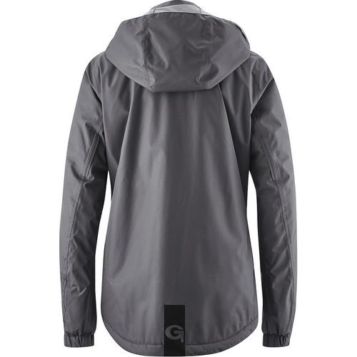 Rückansicht von Gonso Save Regenjacke Damen Grau0611