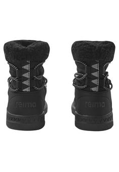 Rückansicht von reima Lumipallo Toddler Winterschuhe Kinder Black