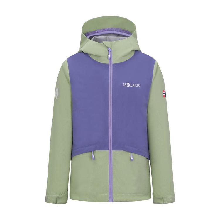 Trollkids Trollkids Gjende Regenjacke M&auml;dchen - violettblau-pistaziengr&uuml;n-lila - 0 | SportScheck