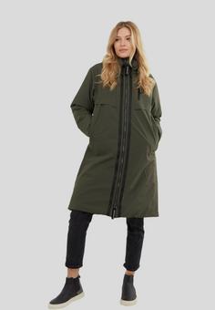 Rückansicht von FUNDANGO Carya Parka Outdoorjacke Damen oliv