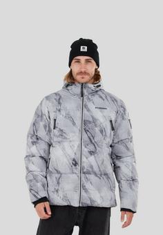 Rückansicht von FUNDANGO Ewan Puffer Steppjacke Herren ASH