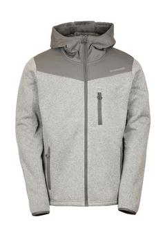 FUNDANGO Ashford Insulated Fleece Fleecejacke Herren grey heather