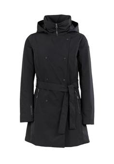 FUNDANGO Charlotte Trenchcoat Trenchcoat Damen schwarz