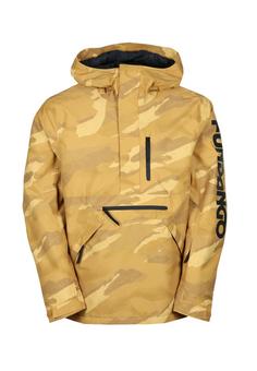 FUNDANGO Tilbury Logo Anorak Skijacke Herren dirty sand