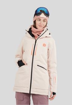 Rückansicht von FUNDANGO Pemberton Allmountain Skijacke Damen soft blue heather