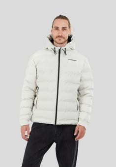 Rückansicht von FUNDANGO Patriot Padded Steppjacke Herren stone