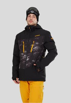 Rückansicht von FUNDANGO Privet Allmountain Skijacke Herren black camouflage