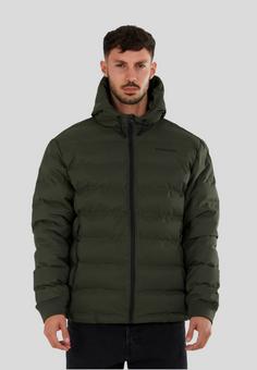 Rückansicht von FUNDANGO Patriot Padded Steppjacke Herren oliv