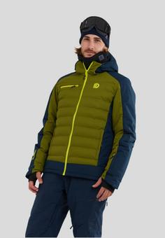 Rückansicht von FUNDANGO Orion Padded Skijacke Herren moss