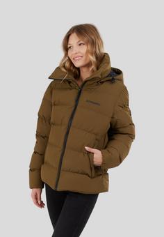 Rückansicht von FUNDANGO Amber Padded Outdoorjacke Damen army