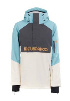 FUNDANGO Birch ECO Logo Anorak Skijacke Damen Soft Blue