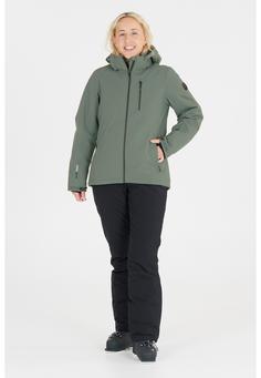 Rückansicht von Whistler Drizzle Skijacke Damen 3058 Balsam Green