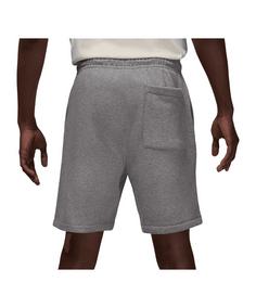 Rückansicht von Nike Brooklyn Fleece Short Sweathose Herren grauweiss