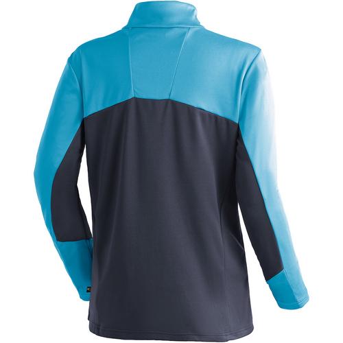 Rückansicht von Maier Sports Evii Langarmshirt Damen Hellblau352