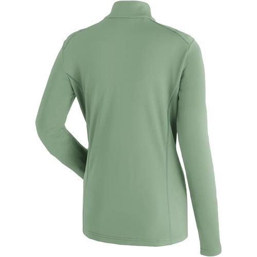 Rückansicht von Maier Sports Jenna Langarmshirt Damen Moos1517