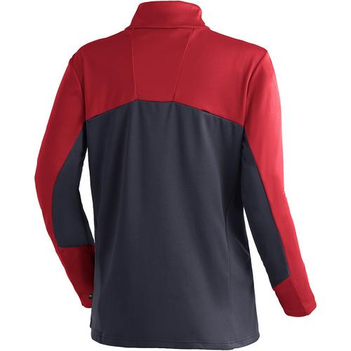 Rückansicht von Maier Sports Evii Langarmshirt Damen Rot4539