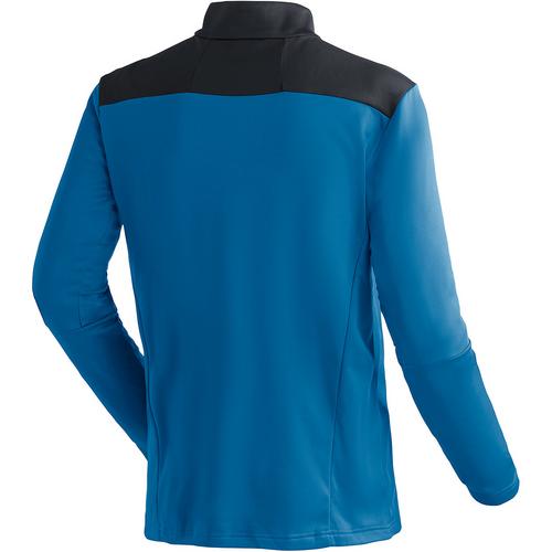 Rückansicht von Maier Sports Felian Langarmshirt Herren Blau3067