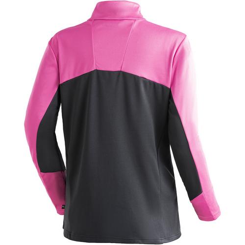 Rückansicht von Maier Sports Evii Langarmshirt Damen Pink471