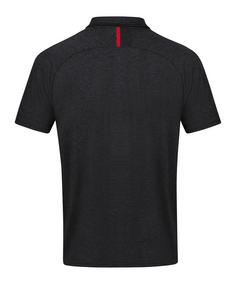 Rückansicht von JAKO Challenge Polo Poloshirt Herren schwarzrot