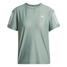 adidas Own the Run T-Shirt T-Shirt Damen Silver Green