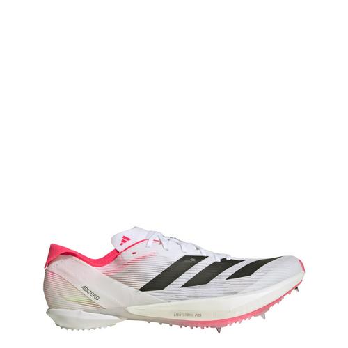Rückansicht von adidas Adizero Ambition Spike-Schuh Laufschuhe Herren Cloud White / Core Black / Lucid Red