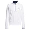 adidas Lightweight Half-Zip Oberteil Sweatshirt Herren - White