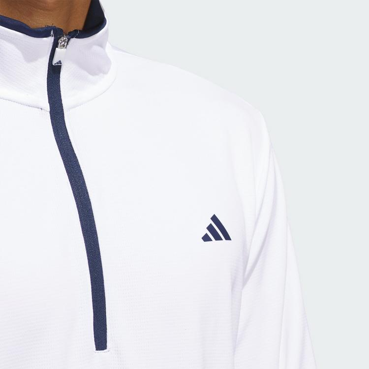 adidas adidas Lightweight Half-Zip Oberteil Sweatshirt Herren - White - 0 | SportScheck