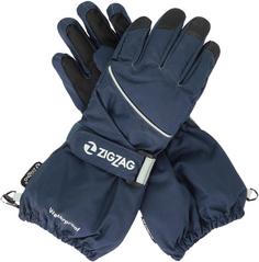 Rückansicht von ZigZag Kempston Outdoorhandschuhe Kinder 2002 Navy