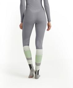Rückansicht von Falke Wool-Tech Fahrradunterhose Damen grey-heather (3757)