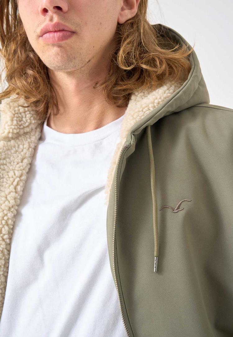 Cleptomanicx Cleptomanicx Workist Bomberjacke Herren - Dusty Olive - 4 | SportScheck