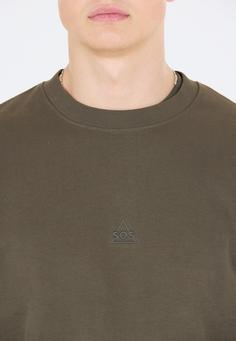 Rückansicht von SOS Bovec Sweatshirt Herren 1071 Black Ink