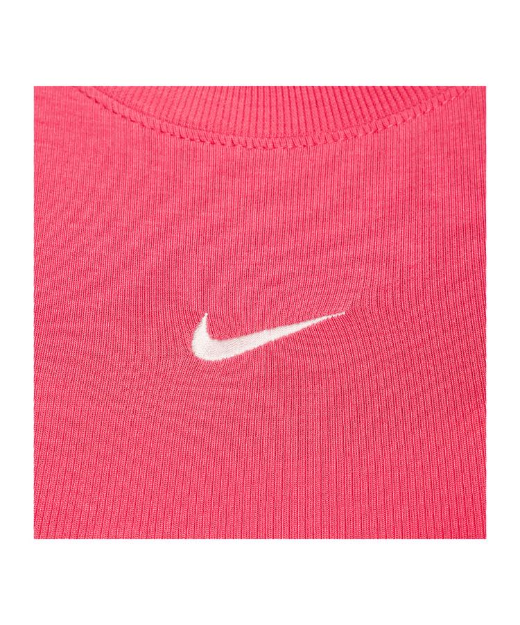 Nike Nike Essential Rib Crop Tanktop Damen Funktionstop Damen - rosabeige - 1 | SportScheck