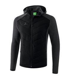 Erima Steppjacke Trainingsjacke Herren Schwarz