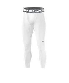JAKO Compression 2.0 Long Tight Thermounterhose Herren weiss