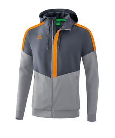 Erima Squad Präsentationsjacke Trainingsjacke grauorange