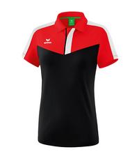 Erima Squad Poloshirt Damen Poloshirt Damen - rotschwarzweiss