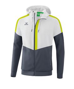 Erima Squad Präsentationsjacke Trainingsjacke weissgrau