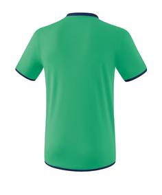 Rückansicht von Erima Roma Trikot kurzarm Fußballtrikot gruenblau